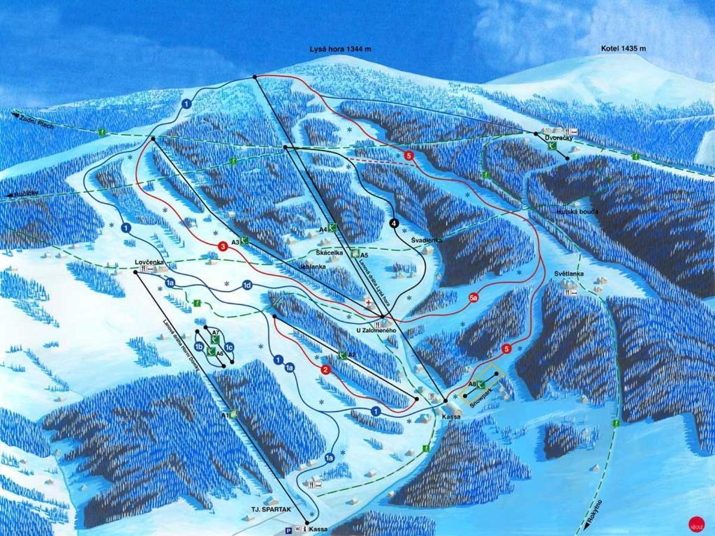 Apartmany Ski Lift Rokytnice nad Jizerou Ngoại thất bức ảnh